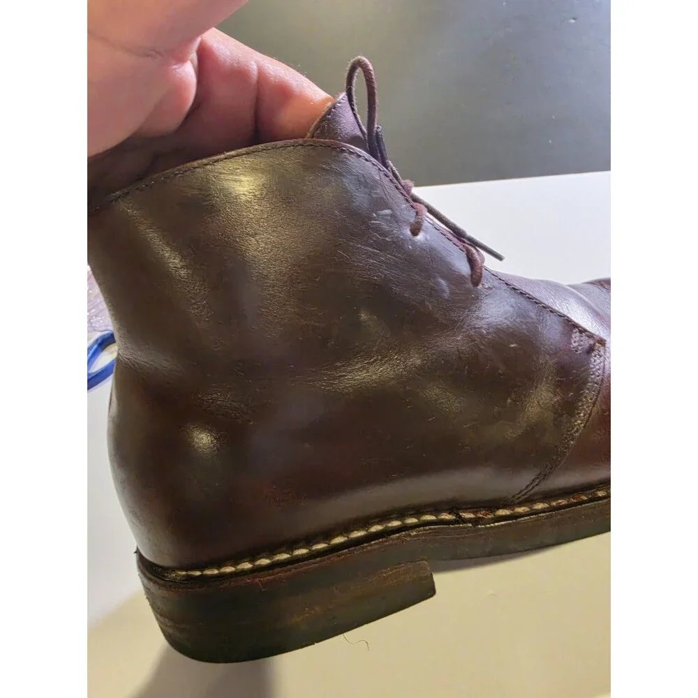 Thursday Boot Co Scout Mens 8 Brown Chrome Leather Chukka Boots Refreshed EUC